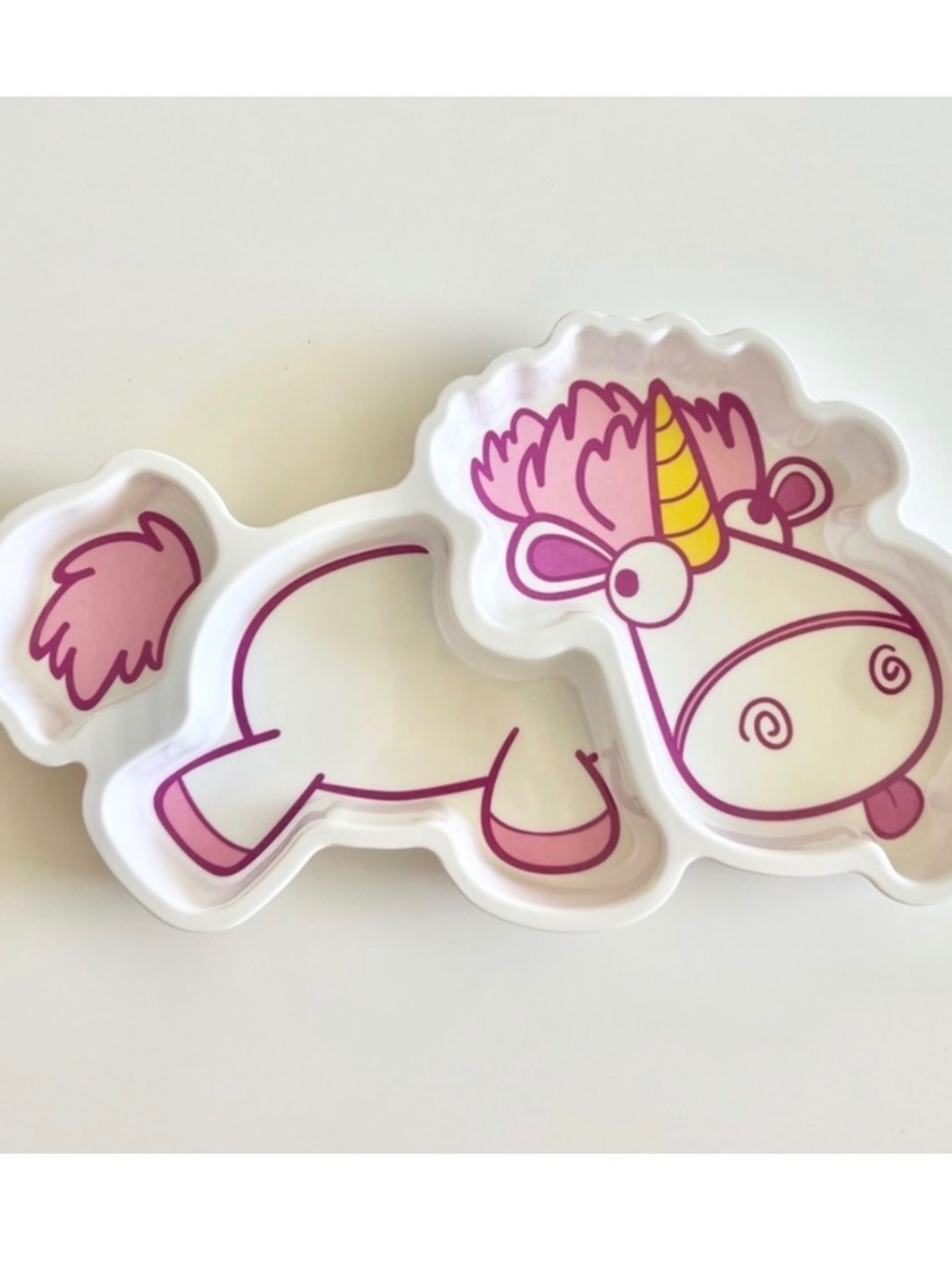 Universal Studios Despicable Me. Unicorn Sectioned Dish